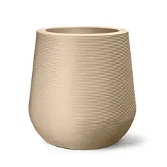 Nutriplast - Vaso Redondo Riscatto 34cm Areia Nutriplan