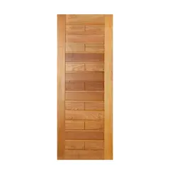 Mapaf - Folha de Porta Madeira Macica Tauari Natural 210X80X3,5cm Italia