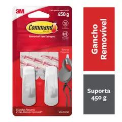 3m - Gancho Command Com Adesivo Pequeno