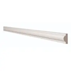 Gart - Rodameio Boiserie Moldurado Liso 2,1x1cm 2 Barras 200cm Poliestireno para Pintura SP2N