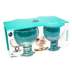Nadir Figueiredo - Conjunto De Taças Para Sorvete Paulista Com 4 Peças 400 ml