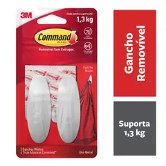 3m - Gancho Command Design Médio