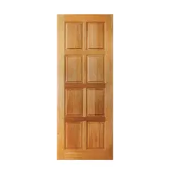 Mapaf - Folha de Porta Madeira Macica Tauari Natural 210X80X3,5cm PV08