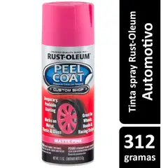 Rust-Oleum - Tinta Spray Fosco Automotivo Rodas e Calotas 312ml Rosa