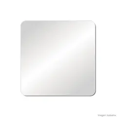 H Chebli - Espelho Multiuso Quadrado 53cm Prata