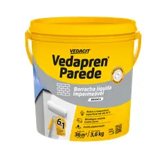 Vedacit - Pintura Impermeável Vedapren Parede Branco Galão 3,6 Litros