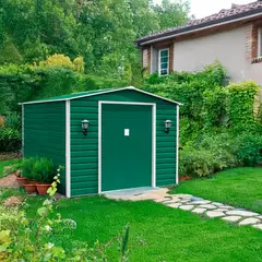 Ergo - Abrigo de Jardim Evan 213x127x195cm Verde