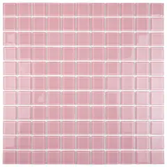 Art Glass - Pastilha ART807M Cardoba 28,6x31,2cm Vidro e Pedras Branco