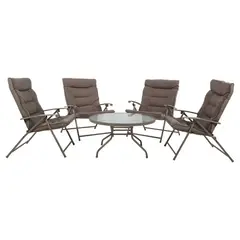 Just Home Collection - Conjunto De Varanda São Paulo 5 Peças Taupe