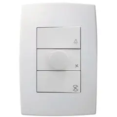 Legrand - Conjunto Controle Ventilador Pialplus Branco 220V 4X2