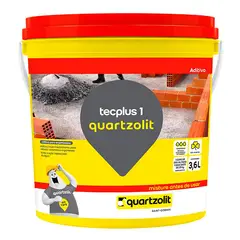 Quartzolit - Aditivo Impermeabilizante Tecplus 1 Galão 3,6L Cinza