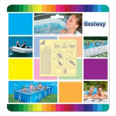 Bestway - Reparo para Piscina Vinil Autoadesivo
