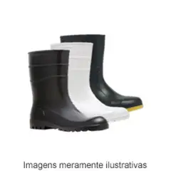 Balaska - Bota de PVC Profissional Forrada n39 Preto