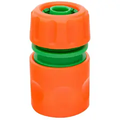 Ergo - Conector de Mangueira 5,7x3,4cm com Stop 1/2" Amarelo