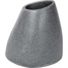 Just Home Collection - Porta Objetos de Banheiro em Resina Stone Cinza