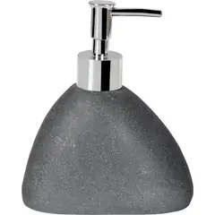 Just Home Collection - Porta Sabonete Liquido Resina Stone Cinza