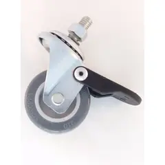 Schioppa - Rodízio Giratório de PVC com Freio 50mm