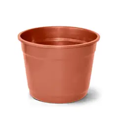 Nutriplast - Vaso Comum Redondo Nº2,5 Marrom