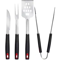 Mr Beef - Kit 4 Peças para Churrasco Preto