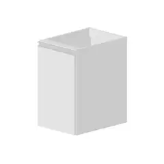Bonatto - Balcão Veneza Simples 40cm Direita Branco