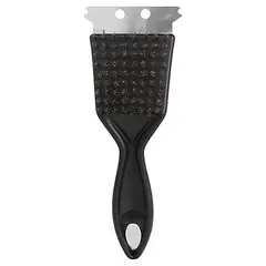 Mr Beef - Escova Raspadora 2 Funções para Churrasqueira Preto