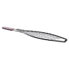 Mr Beef - Grelha para Peixe 12x39cm com Cabo de Madeira Preto