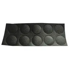 Foxmix - Tapa Furo Adesivo Com 20 Peças, Preto