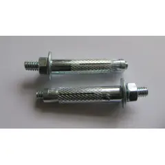 Foxmix - 10 Chumbador Cba com Prisioneiro Cromado 5/16x75