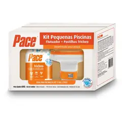 Pace - Kit Cloro Pequenas Piscinas 500g
