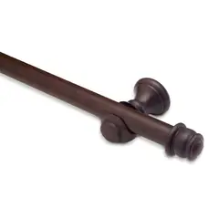 Belchior - Kit Varão de Cortina Eco Europa 19mm 300 cm Imbuia