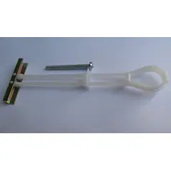 Fixser - Bucha C-Toogle de Nylon 1/4" com 30 Peças Branco