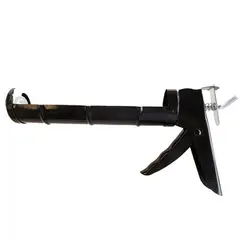 undefined - Aplicador Metálico Tipo Canoa para Silicone Preto