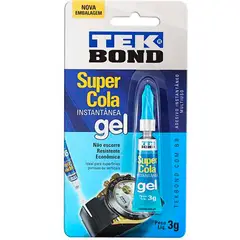 Tekbond - Super Cola em Gel 3g Blister Incolor