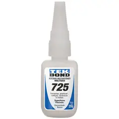 Tekbond - Adesivo Instantâneo 725 20g Blister Incolor