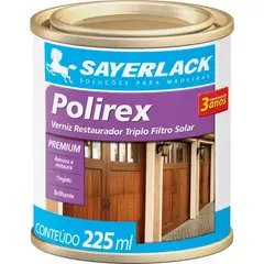 Sayerlack - Verniz Restaurador Polirex 1/16 225ml Mogno