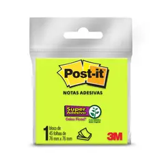 3m - Bloco Adesivo Post-It 76x76cm com 45 Folhas Verde
