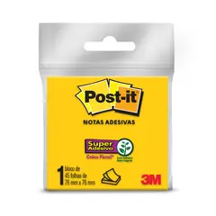 3m - Bloco Adesivo Post-It 76x76cm com 45 Folhas Amarelo