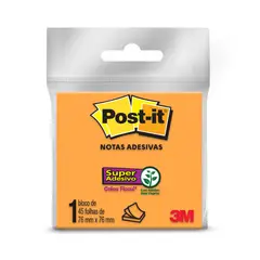 3m - Bloco Adesivo Post-It 76x76cm com 45 Folhas Laranja