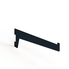 Ducasse - Suporte de Engate Simples 20cm Preto