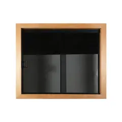 Mapaf - Janela de Correr 2 Folhas Fechadura e Vidro Fumê 6mm 100x120cm
