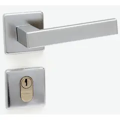 Silvana - Fechadura 1700 Externa Retrátil Quadrada 1701 Cromado