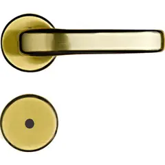 Silvana - Fechadura Banheiro 1400 Onix Roseta 1420 Oxidado