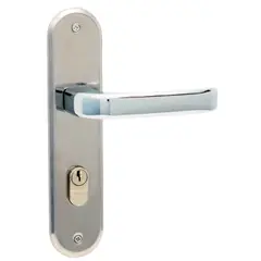 Silvana - Fechadura 1300 Externa Onix Espelho Zero 1301 Cromado