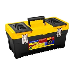 Tramontina - Caixa Plástica para Ferramentas 20" Master com Bandeja Removível e Travas Metálicas