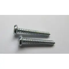 Foxmix - Parafuso 3,5x25mm Cabeça Panela Rosca Auto Atarraxante Cromado 200 Peças