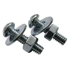 Foxmix - Parafuso 3/16x2" Ferro Maquina 30 Peças Cromado