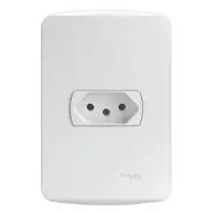 Schneider - Conjunto Tomada 4X2 10A Miluz Branco