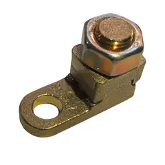 Halux - Terminal Compressão / Aperto Dourado Para Fio/Cabo 25Mm2 Com 1 Peças