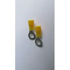 Halux - Terminal Anel Amarelo Para Fio/Cabo 4-6Mm2 Com 5 Peças