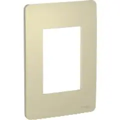 Schneider - Placa Orion Horizon Gold 4X2 3 Postos